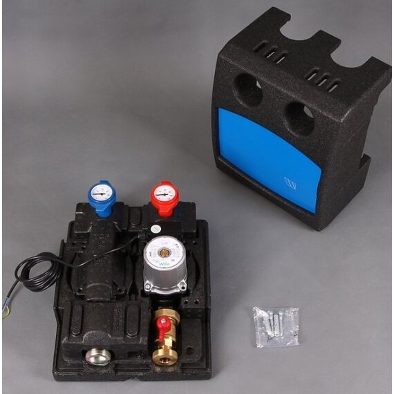 Насосный модуль Watts PAS25-KH Wilo RS 25/6-3, 2 шаровых крана на подаче, изображение 2